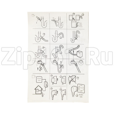 Монтажный комплект 45/60см Ariston Indesit C00301749