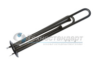 Тэн для водонагревателя, для Thermex, 2000W (700+1300), нержавейка,  резьба под анод M4, L=300, фланец 64 мм, 2 трубки, код 20042